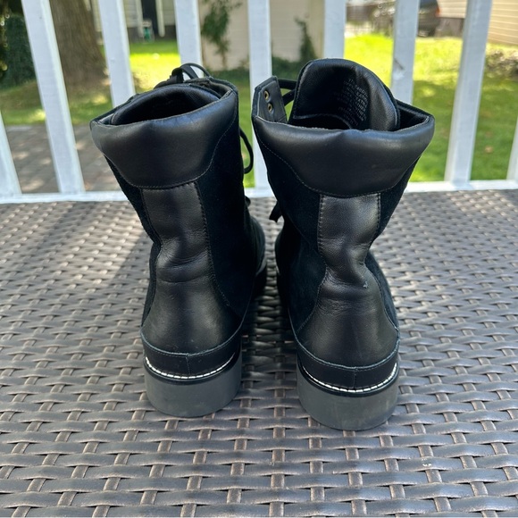 J. Crew Elsa Black Suede Leather Boots, Size 11, Lace Up, Women's Witchy Goth - Picture 7 of 13